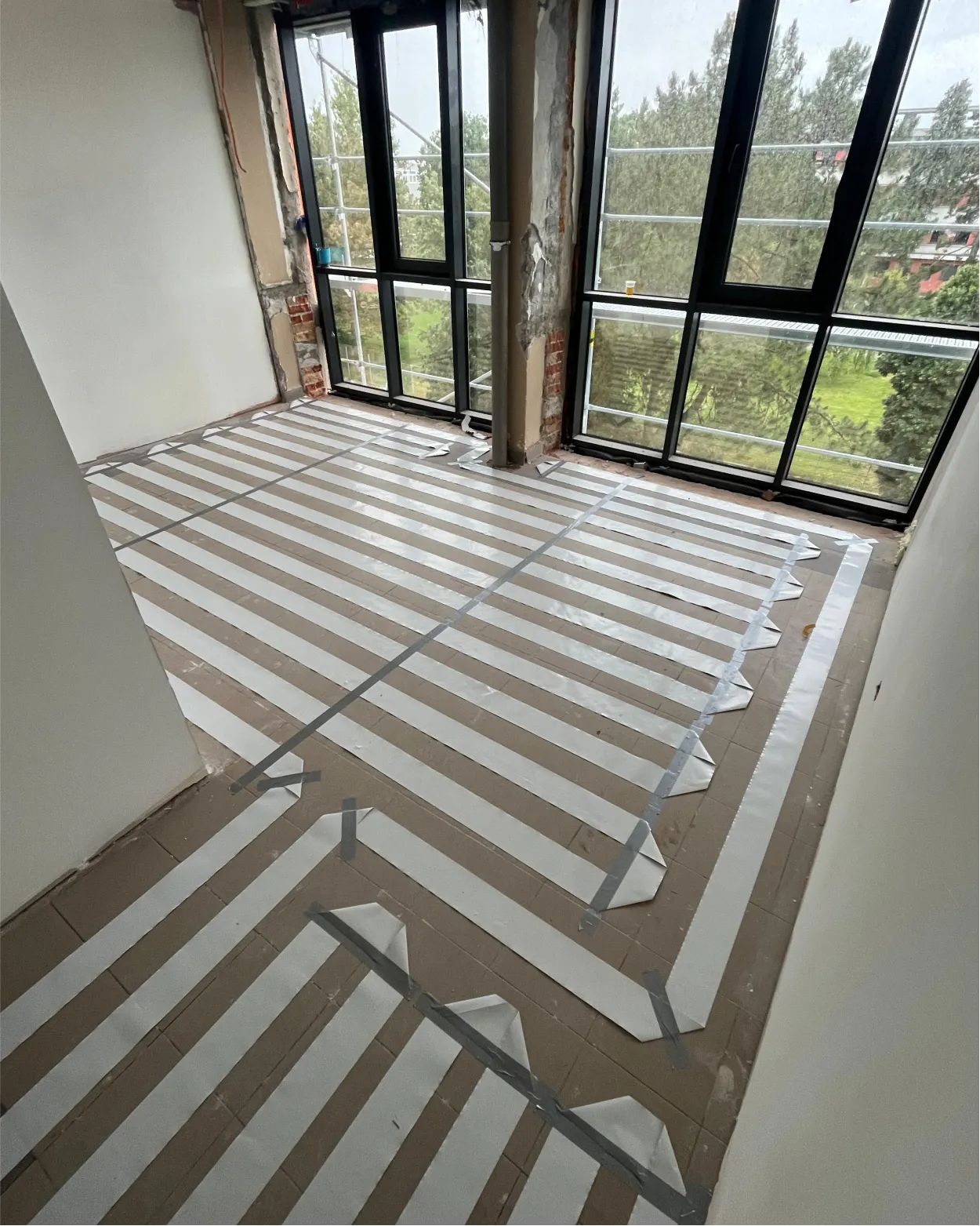 Podno grejanje Ekoss - Upravna Zgrada Kovilovo 550m2