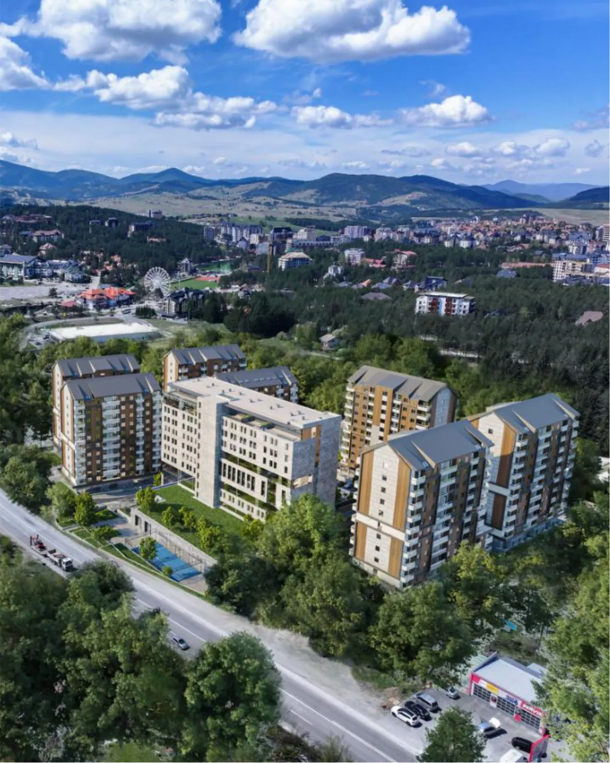 Podno grejanje Ekoss - Lux Resort Zlatibor 40 000m2